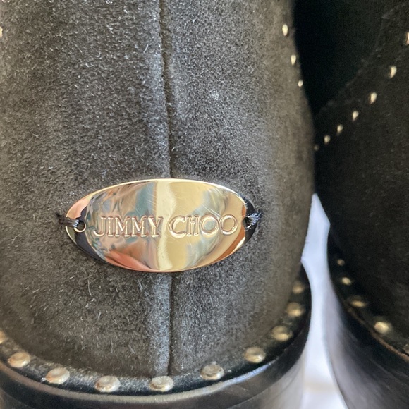 Jimmy Choo studded ankle boots, size 38 - Picture 4 of 12